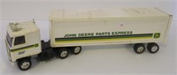 John Deere pressed metal truck and trailer.