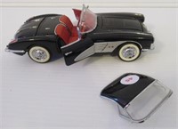 Die cast Franklin Mint 1958 Corvette. Measures: