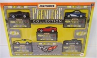 MatchBox Corvette cars in original box. Includes