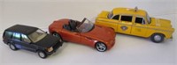 (3) Items including pressed and die cast cars