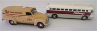 (2) Items including 1949 die cast Chevy truck and