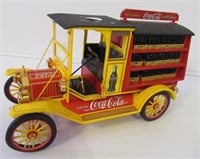 Ford Model T Coca Cola truck with crates/bottles.