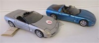 (2) Die cast Franklin Mint 1997 and 1998