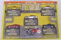 MatchBox Corvette cars in original box. Includes