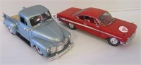 (2) Die cast cars including Jada Toys car and TMS