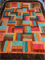 New Handmade Lap Batiks Quilt
