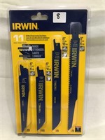 Bi-Metal Reciprocating Sawzall Blade 'Irwin', 11pc