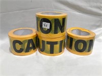 Caution Tape, Qty. 4 Rolls
