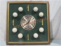 Golf Battery Operated Clock