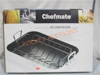 Chefmate Aluminum Roaster 14"x 19"