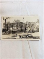 Photo postcard Junior high school building Newton