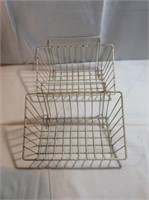 2  shelving baskets that would go on a display or