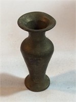 3 inch decorative little brass vase