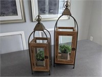 2PC HURRICANE LANTERNS