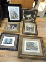 Selection Prints, Oil Paintings, Etc