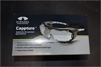 NIB cappture safety glasses tinted