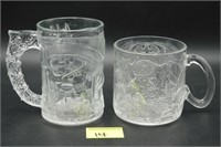 Pair of 90's McDonald's Batman Forever Mugs