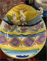 NO RESERVE - Whimsical Easter Egg Dish