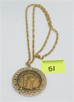 DeWitt, Iowa Bicentennial Necklace (1776-1976)