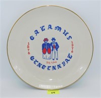 Calamus Centennial Plate (1876-1976)
