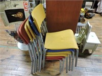 6 Children's Stacking Chairs