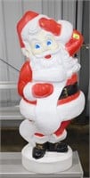 Plastic Outdoor Santa Display (43")
