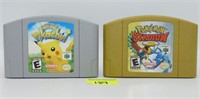 Pair of Pokemon N64 Games