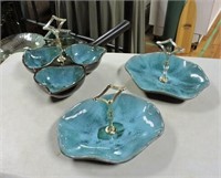 Blue Mountain Pottery Condiment Trays