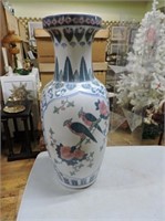 Beautiful Decorated  Asian Vase 24"T