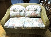 Outstanding Wicker Hauser 2 Seat Sofa