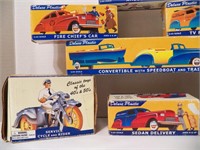 7 Deluxe Plastic Toy Vehicles