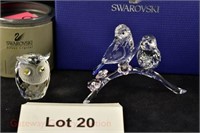 (2) Pcs. Swarovski Crystal: