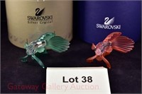 (2) Pcs. Swarovski Crystal: