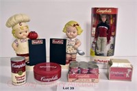 Assorted Campbell's Collectables: