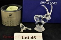 (2) Pcs. Swarovski Crystal: