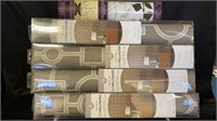 Four rolls of peel and stick wallpaper 22 1/2“ x
