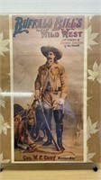 Buffalo Bills wild west poster 12x24