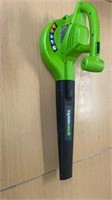 Green Works electric leaf blower like new