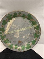 vintage metal platter