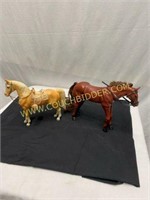 vintage plastic horses