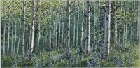Dan Stouffer Original Watercolor "Lupine Meadow"