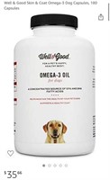 Brand New Well & Good Skin & Coat Omega-3 Dog