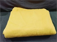 Full Sized Soft Yellow Blanket