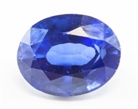 12.95ct Oval Cut Blue Kashmir Natural Sapphire GGL