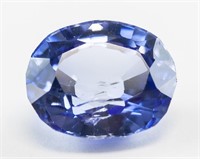 9.50ct Oval Cut Blue Natural Sapphire GGL