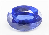 10.90ct Oval Cut Blue Natural Sapphire GGL