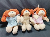 3 Vintage Cabbage Patch Dolls