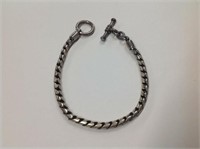 .925 Sterling Silver Bracelet approx 7.5"long