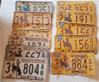 Misc. Wyoming License Plates