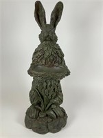 Rabbit garden statue